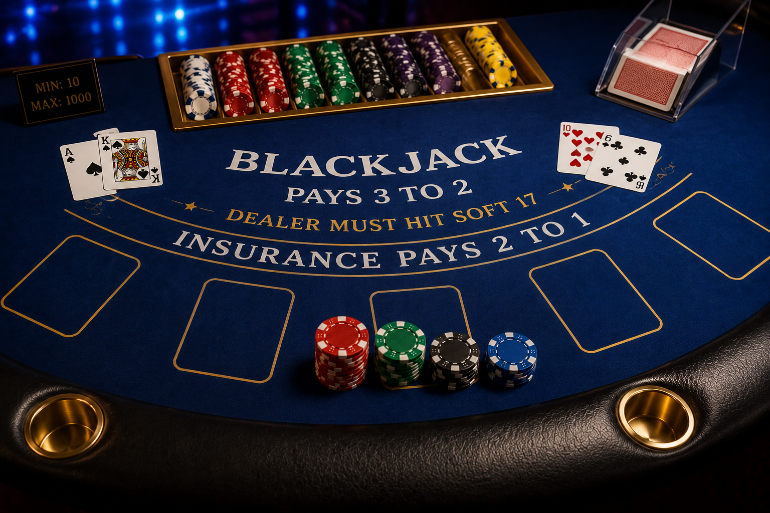 blackjack-borð