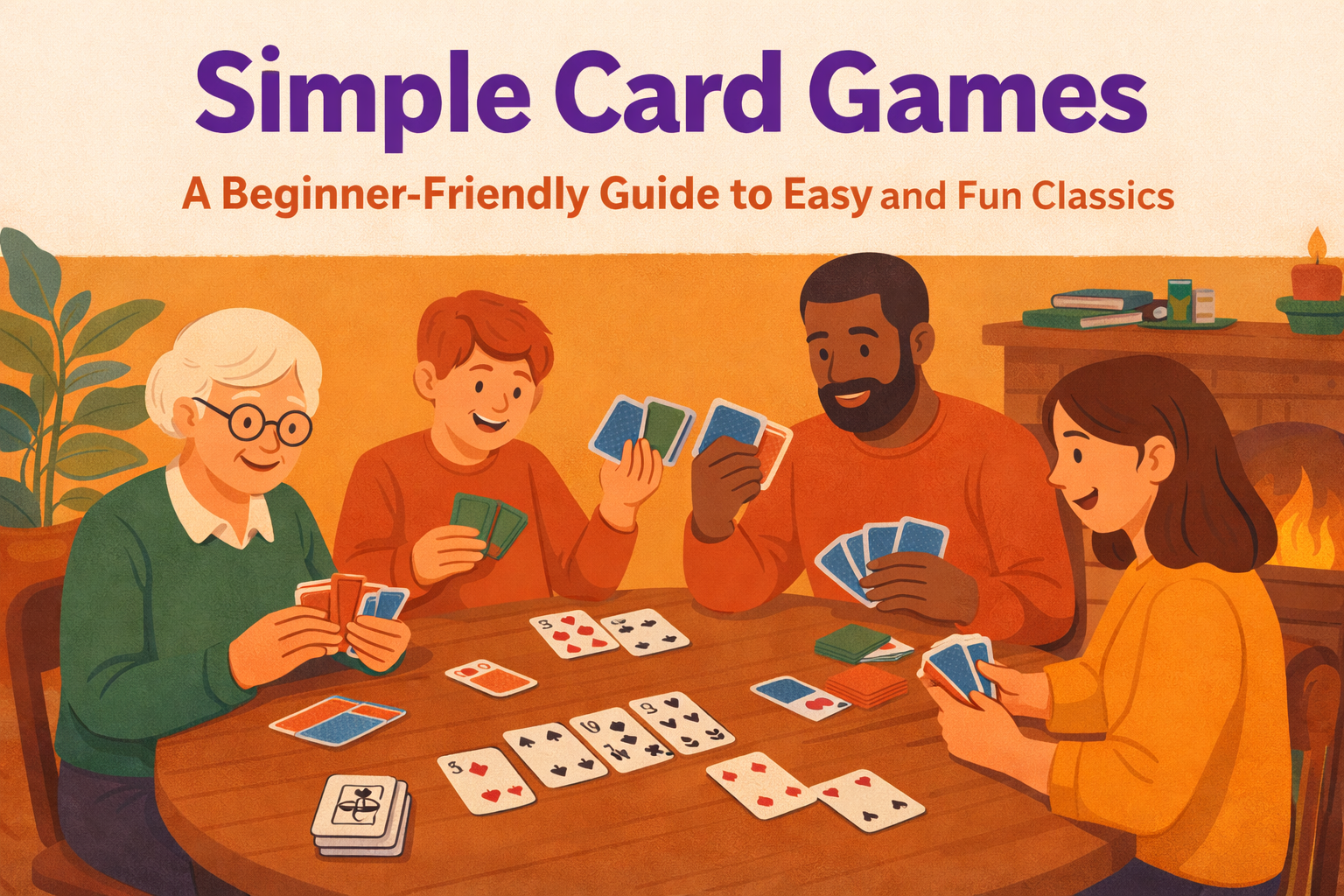 Simple Card Games Easy Card Games for Beginners Families 